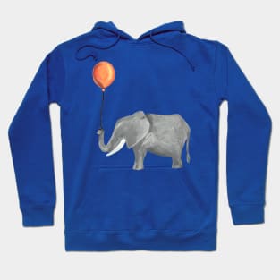 Elephant with a Balloon Hoodie